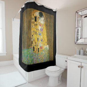 Rideaux De Douche Gustav Klimt The Kiss Vintage