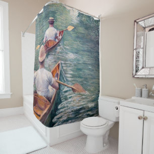 Rideaux De Douche Gustave Caillebotte - Canoës sur l'Yerres