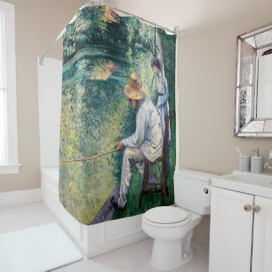 Rideaux De Douche Gustave Caillebotte - Pêche à la ligne