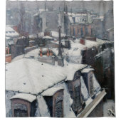 Rideaux De Douche Gustave Caillebotte - Toits dans la neige (Devant)