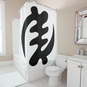 Rideaux De Douche Gye Nyame God is Supreme Adinkra