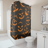 Rideaux De Douche Halloween (En situation)