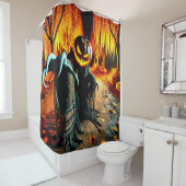 Rideaux De Douche Halloween (En situation)
