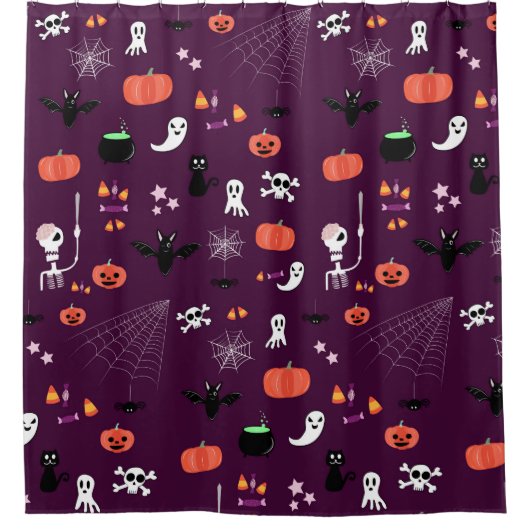Rideaux De Douche Halloween (Devant)