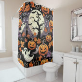 Rideaux De Douche Halloween/Automne/Automne (En situation)