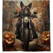 Rideaux De Douche Halloween berger Anatolien moto équitation (Devant)