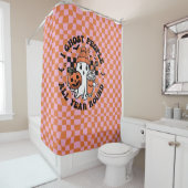 Rideaux De Douche Halloween Candy mignonne Fantôme drôle (En situation)