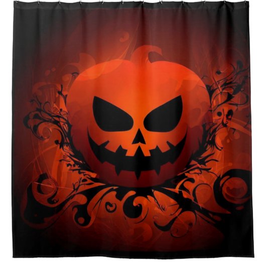 Rideaux De Douche Halloween/Citrouille/automne/automne (Devant)