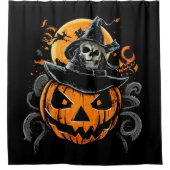 Rideaux De Douche Halloween/citrouille/automne/automne (Devant)