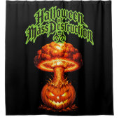 Rideaux De Douche Halloween de destruction massive Jack-o'-lanterne (Devant)