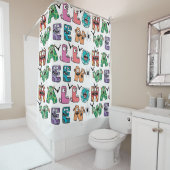 Rideaux De Douche Halloween drôle (En situation)