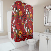 Rideaux De Douche Halloween éffrayant (En situation)
