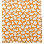 Rideaux De Douche Halloween éffrayant blanc fantôme (Devant)