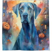 Rideaux De Douche Halloween grand Danse avec la peur Citrouille (Devant)