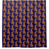 Rideaux De Douche Halloween Jackalope Trick ou Treat Patterned (Devant)