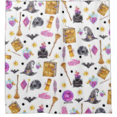 Rideaux De Douche Halloween magique en Whimsical Festive (Devant)