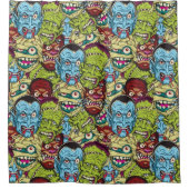 Rideaux De Douche Halloween Monster Mash (Devant)