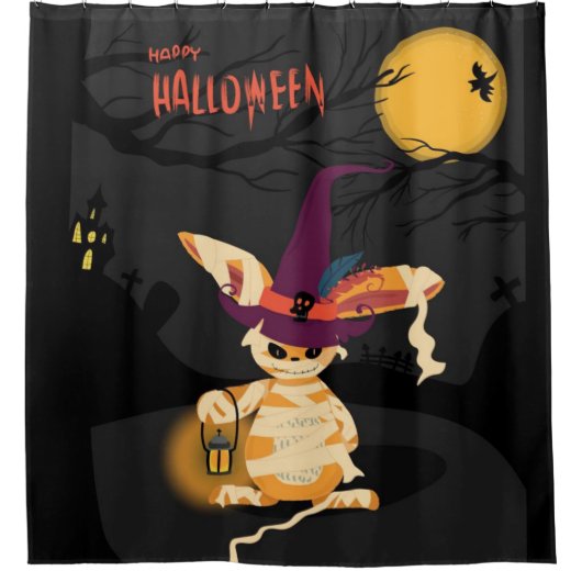 Rideaux De Douche Halloween Monster Rabbit (Devant)