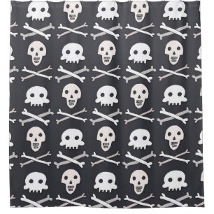 Rideaux De Douche Halloween Motif coloré crâne