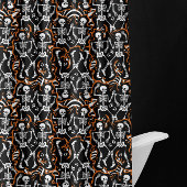 Rideaux De Douche Halloween ou Jour du Parti des Morts