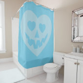 Rideaux De Douche halloween pastel goth valentine coeur déplaisant b (En situation)