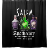Rideaux De Douche Halloween Salem Potions appothécaires Toniques Eli (Devant)