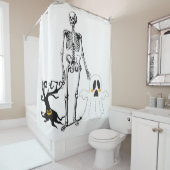 Rideaux De Douche Halloween scare (En situation)