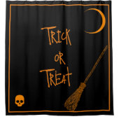 Rideaux De Douche Halloween Trick ou Treat (Devant)
