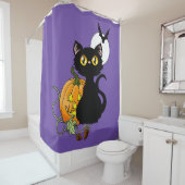 Rideaux De Douche Hallow's Eve Kitty (En situation)
