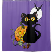 Rideaux De Douche Hallow's Eve Kitty (Devant)