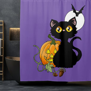 Rideaux De Douche Hallow's Eve Kitty