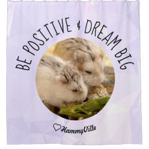 Rideaux De Douche HammyVille - Cute Hamster Fresh & Squeeky Clean