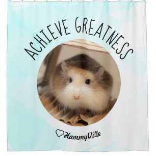 Rideaux De Douche HammyVille - Cute Hamster Fresh & Squeeky Clean