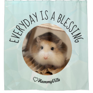 Rideaux De Douche HammyVille - Cute Hamster Fresh & Squeeky Clean