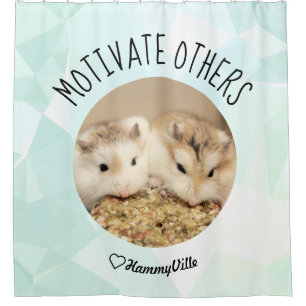 Rideaux De Douche HammyVille - Cute Hamster Fresh & Squeeky Clean