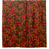 Rideaux De Douche hanches roses, brune et rouge (Devant)