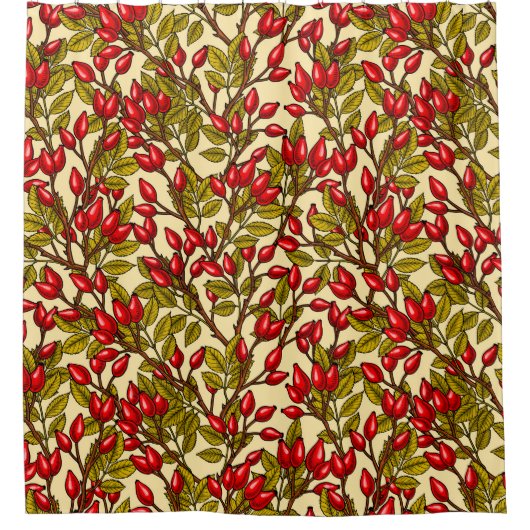 Rideaux De Douche hanches roses, rouge, vert, jaune (Devant)