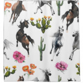 Rideaux De Douche Hand drawn illustration. Seamless pattern. Cute ca (Devant)