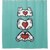 Rideaux De Douche Hands of heart (Devant)