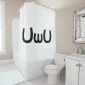 Rideaux De Douche Happy Anime Face Emoticon (En situation)