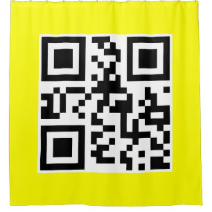 Rideaux De Douche Happy Face Smiling Emoji — Code QR
