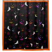 Rideaux De Douche Happy Halloween Fall Éffrayant Fantôme amis (Devant)