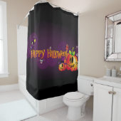 Rideaux De Douche Happy Haloween amis Éffrayants (En situation)