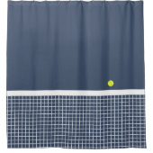 Rideaux De Douche Hard ~ Tennis Court with Ball (Devant)