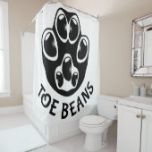 Rideaux De Douche Haricots - Haricots noirs (En situation)