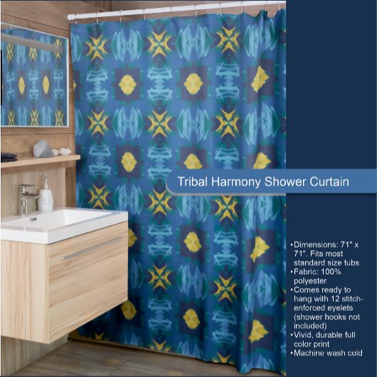 Rideaux De Douche Harmonie tribale