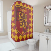 Rideaux De Douche Harry Potter | Gryffindor House Pride Crest (En situation)