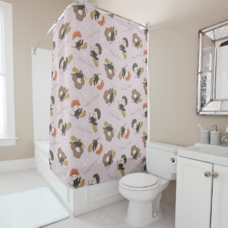 Rideaux De Douche HARRY POTTER™, Hermione & Ron Flying Motif