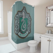 Rideaux De Douche Harry Potter | Retro Mighty Slytherin Crest (En situation)