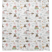 Rideaux De Douche HARRY POTTER™ Tiny Magic Pattern (Devant)